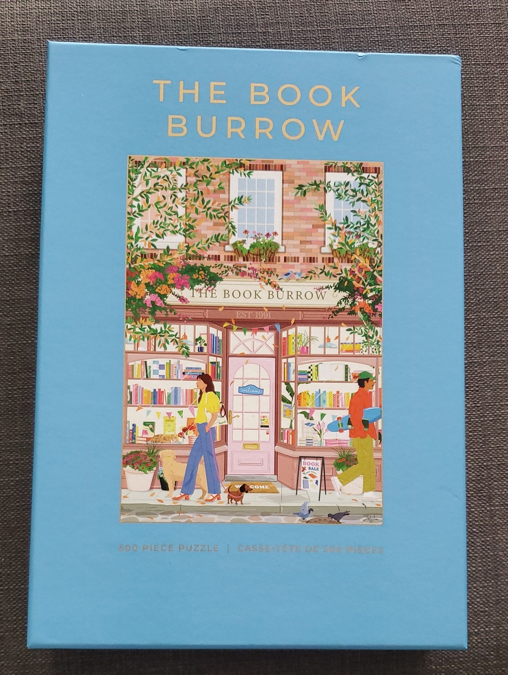 THE BOOK BURROR - 500 PIECE PUZZLE